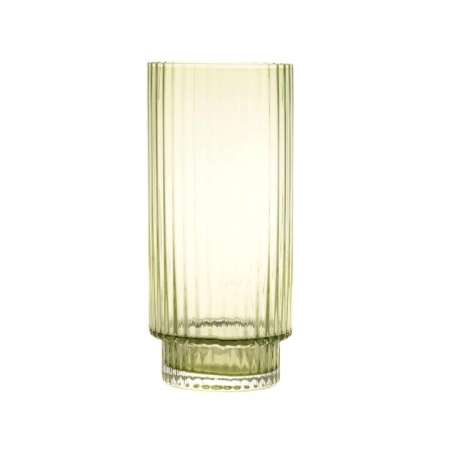 Hi Ball Glass Optic Olive Green - Hi Ball Glasses