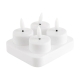 Nickel Taper Candle Holder 40cm - Candle Holders