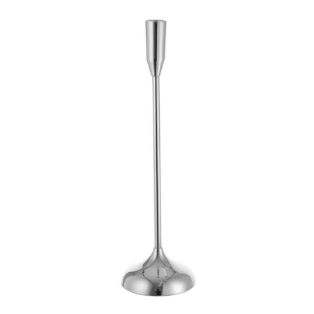 Nickel Taper Candle Holder 40cm - Candle Holders