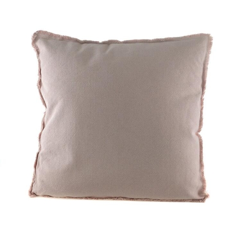 Cushion Cotton Linen Pink 50cm - Cushions