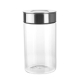 Glass Storage Jar with Stainless Steel Press Lid Large - Kitchen Storage