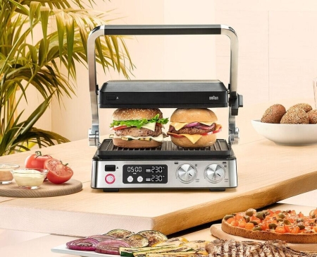 Braun MultiGrill 7 Contact grill CG 7040 Black/Stainless steel