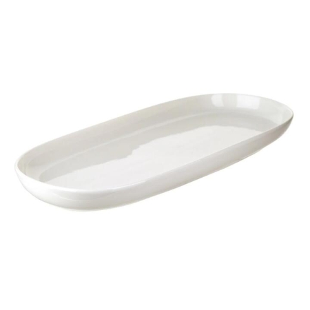 Porcelain Oval Serving Plate Medium - Plates