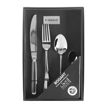 Bogart 32 Pc Stainless Steel Cutlery Set Complete Boxed - Home & Garden > Kitchen & Dining > Tableware > Cutlery