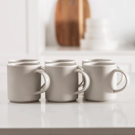 Mug Set Linear Snow - Mugs
