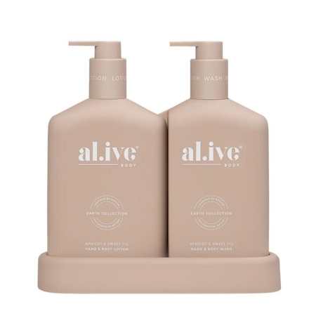 al.ive body Apricot & Sweet Fig Wash & Lotion Duo - Body Washes