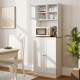 CostwayKitchen Pantry Tilt Out Trash Cabinet with Hutch and 38 L Hidden Garbage. - Kitchen Utensils & Gadgets