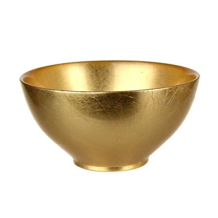 Gold Foil Atlas Bowl 16x8cm - Bowls