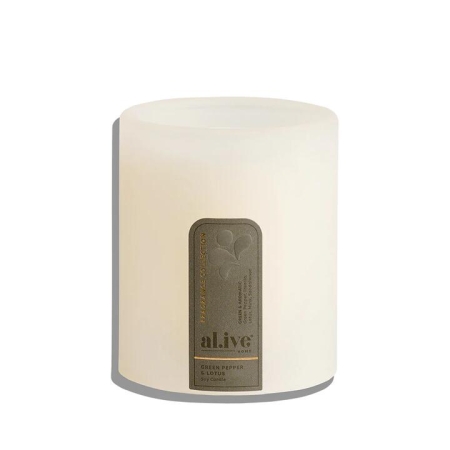 al.ive home Soy Candle Green Pepper & Lotus - Candles