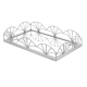 Mirror Base Tray Rectangle Nickel 45cm - Trays