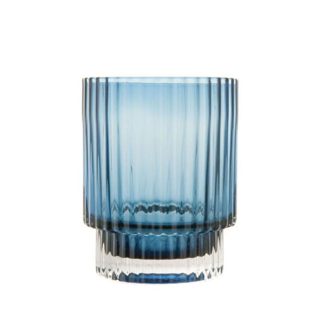 Glass Tumbler Optic Navy Blue - Home & Garden > Kitchen & Dining > Tableware > Drinkware
