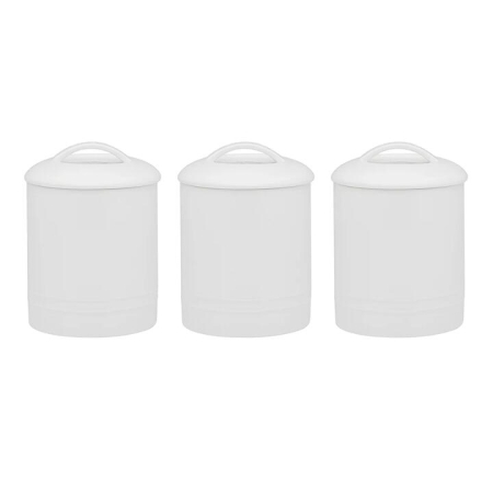 White Canister Set/3 - Preserving Jars