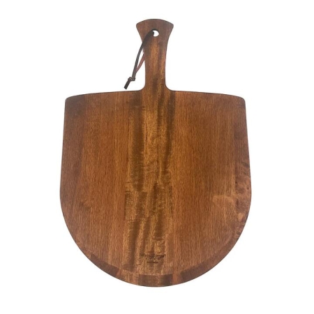 Mango Wood Shovel Pizza Board with Handle 46x32x1cm - Garden Tools