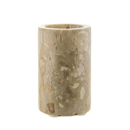 Fossil Marble Bathroom Tumbler 11x7cm - Home & Garden > Kitchen & Dining > Tableware > Drinkware