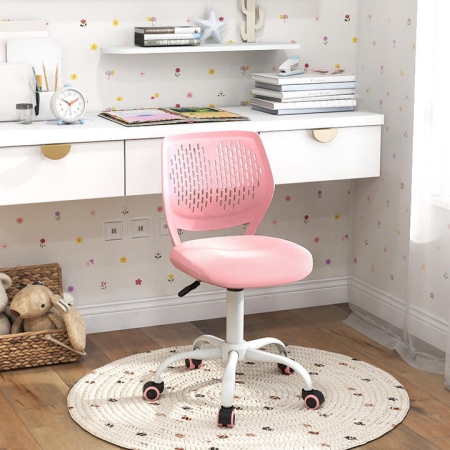 CostwayErgonomic Children Study Chair with Adjustable Height for Boys Girls Teens-Light. - Baby & Kids > Toddler & Kids Furniture > Kids Chairs & Seating