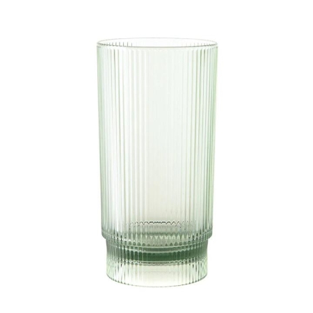 MS Ribbed Green Hi Ball - Home & Garden > Kitchen & Dining > Tableware > Drinkware