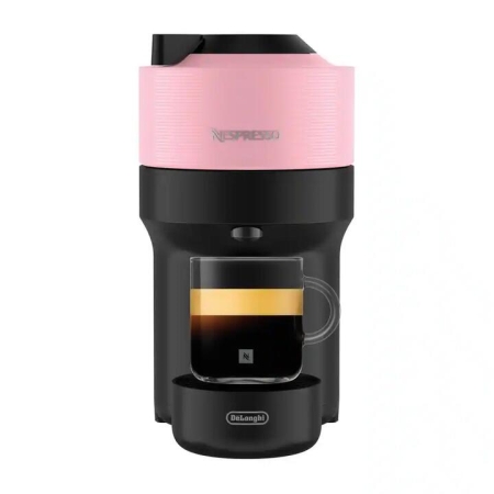 Delonghi Vertuo Pop Nespresso Capsule Coffee Machine Candy Pink + Bundle