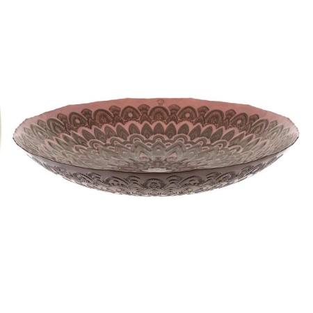 Pavo Real Burgundy & Pink Decorative Bowl 41cm - Bowls