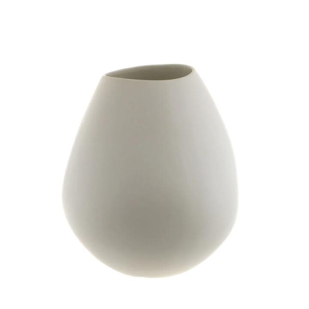 Matt White Bulb Vase Large - Vases