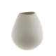 Matt White Tall Bulb Vase Small 18x30cm - Vases