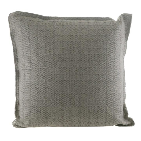 Gemma Light Grey Square 50cm Cushion - Cushions