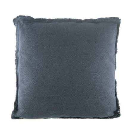Rain Blue Square 50cm Cotton/Linen Cushion - Cushions