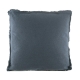 Grey Stripe Square 50cm Linen/Viscose Cushion - Cushions