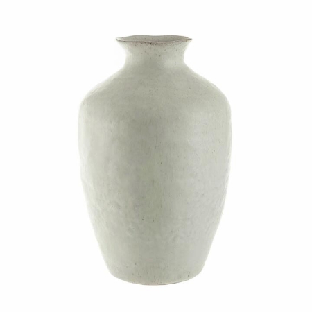 Speckle Cream Small 23x35cm Tall Trumpet Vase - Vases