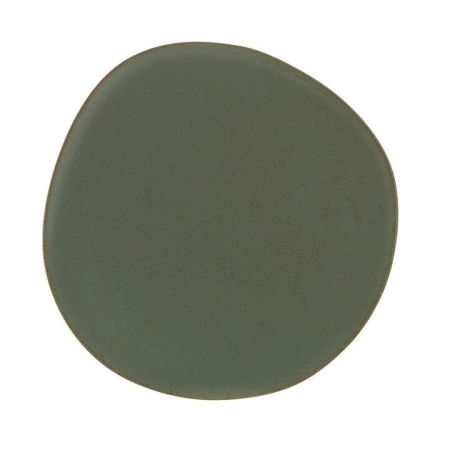 Organic Plate Speckle Green Leaf 34x33x4cm - Plates