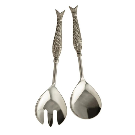 Salad Server Set with Fish Handle - Salad Servers
