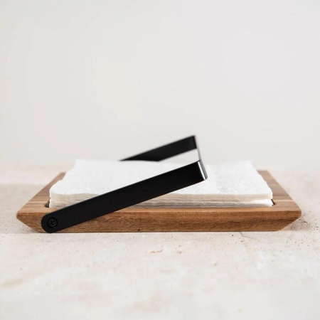 Ellis Napkin Holder Acacia Wood - Napkin Holders