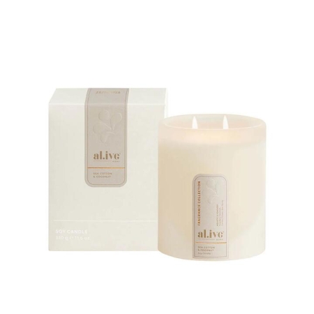 al.ive home Soy Candle Sea Cotton & Coconut - Candles