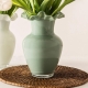 Tulip Blue 31cm Glass Vase - Vases