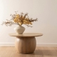 Agnes 50cm Mango Wood Side Table - Side Tables
