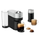 Delonghi Vertuo Pop + Deluxe Silver Bundle Nespresso Capsule Coffee Machine Sliver
