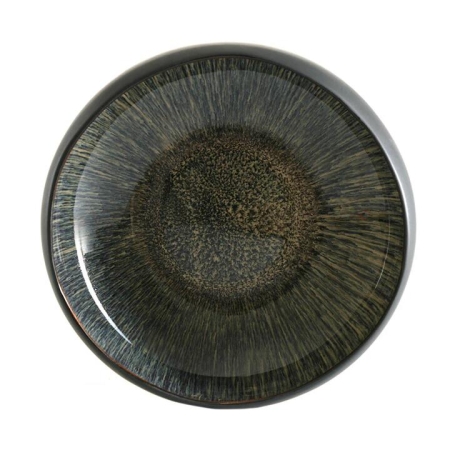 Organic Bowl Matt Black with Atomic Inner 27x9cm - Bowls