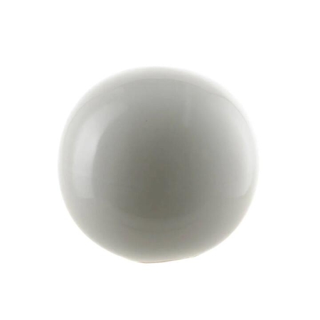 Beige White Sphere 10cm Ceramic Ornament - Ornaments