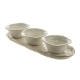 Blue Leaf 28cm Ceramic Spoon Rest - Spoons