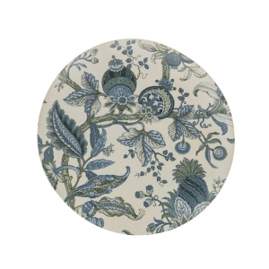 Hamptons Blue & White Paisley 21cm Stoneware Side Plate