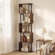 Costway5-Tier Modern Bookshelf with Sturdy Metal Frame for Home Office and Living. - Furniture > Home Office > Bookcases
