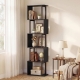 Costway5-Tier Modern Bookshelf with Sturdy Metal Frame for Home Office and Living. - Furniture > Home Office > Bookcases