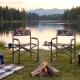 CostwayLightweight Folding Camping Chair with Side Table and Cup Holder-Camouflage CostwayLightweight Folding Camping Chair with Side Table and Cup Holder-Camouflage