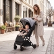 CostwayLightweight Baby Stroller with Adjustable Backrest and Footmuff-Pink - Baby & Kids > Baby Strollers