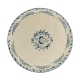 Blue Leaf Round 10cm Ceramic Dip Bowl - Bowls