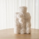 Mauve 37x22cm Hot Water Bottle with Faux Rabbit Fur Cover - Bottle Covers