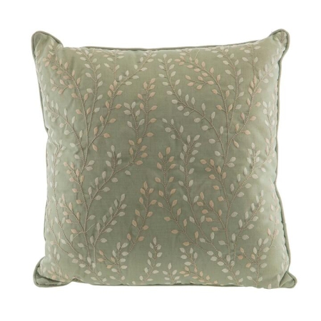 Green Haze Leaf Square 50cm Cushion - Cushions