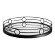 Matt Black 30cm Metal Taper Candle Holder - Holders