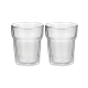 Avanti Ribbed Double Wall 600mL Glass with Bamboo Lid Coffee Plunger - Plungers