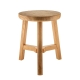 Elm Black 40x45cm Wood Stool - Stools