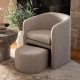 Travertine Look 60x45cm Coffee Table - Tables